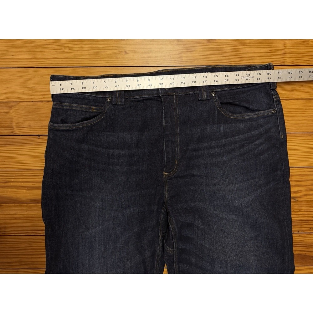 Duluth Ballroom Double Flex Jeans Men's 40x30 Blue Denim Relaxed Fit Dark Wash - Picture 4 of 10